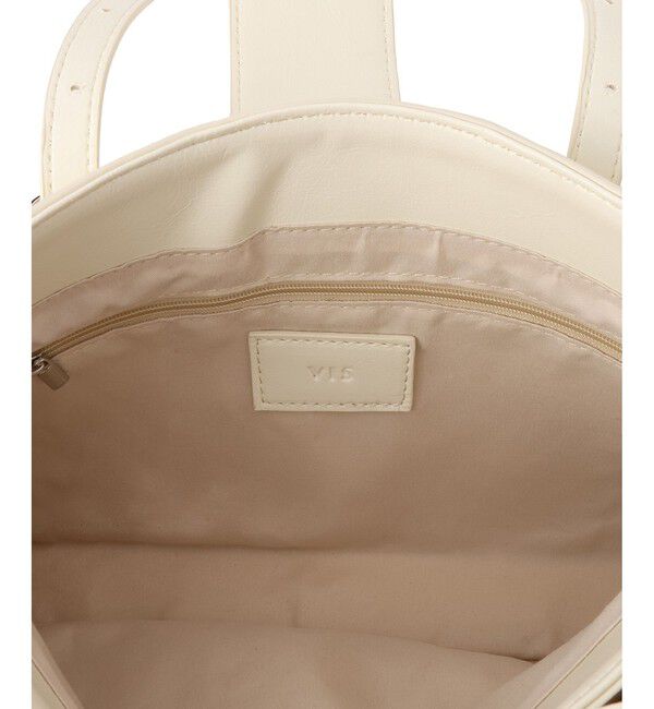 VIS「2層ロングハンドルバッグ」|トートバッグ|