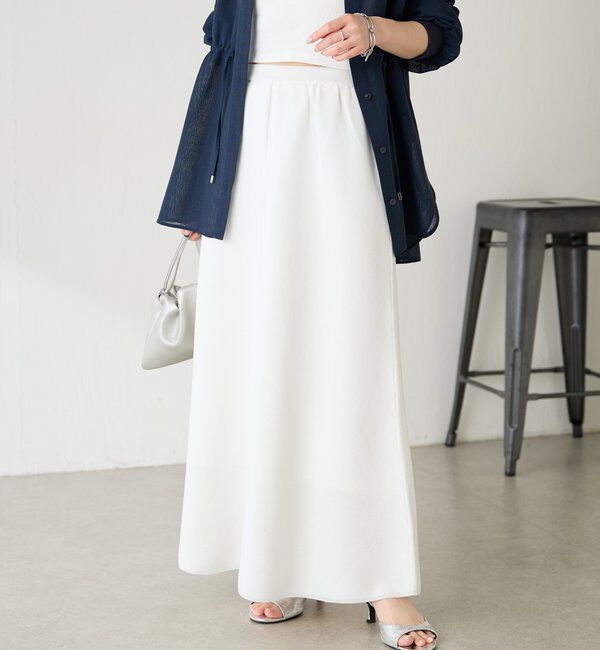  「ニットロングスカート」|スカート|