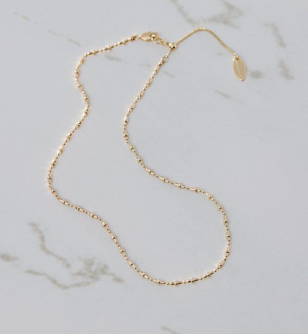  「【PAPILLONNER/パピヨネ】ボールチェーンアレンジネックレス」|ネックレス|