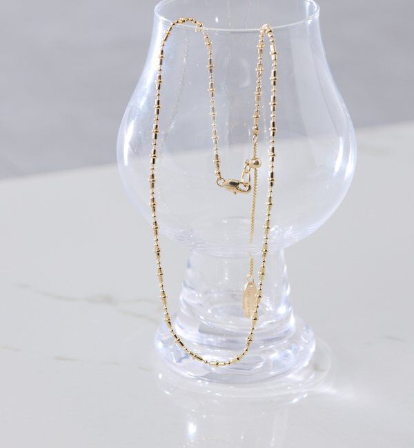  「【PAPILLONNER/パピヨネ】ボールチェーンアレンジネックレス」|ネックレス|