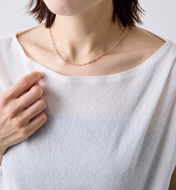 「【PAPILLONNER/パピヨネ】ボールチェーンアレンジネックレス」|ネックレス|