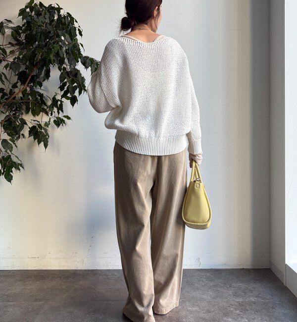  「【新色追加！】コットンローゲージプルオーバー」|ニット・セーター|