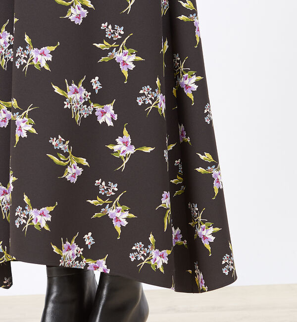 Rouge vif「フラワープリントスカート」|スカート|