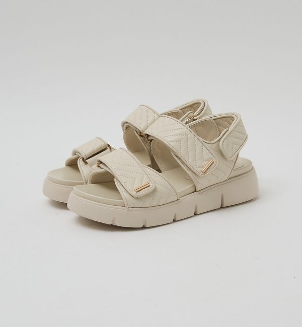 AU BANNISTER「【軽量】Wベルトスポーツサンダル」|サンダル|