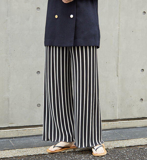 abahouse mavie「クリスタルプリーツパンツ」|その他|