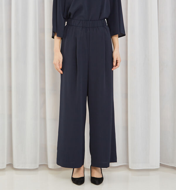 abahouse mavie「【販売店舗限定！上下２点セット】フレアブラウス&times;ワイドパンツセットアップ」|ワンピース|