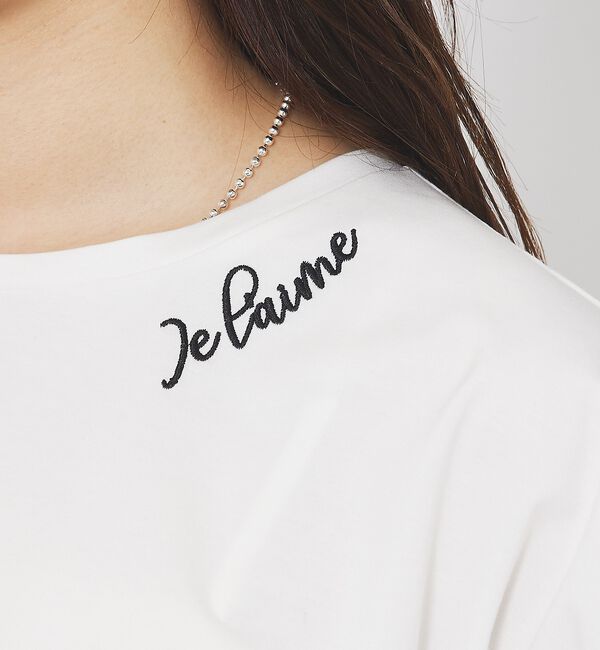 abahouse mavie「刺繍ロゴTシャツ」|Tシャツ・カットソー|