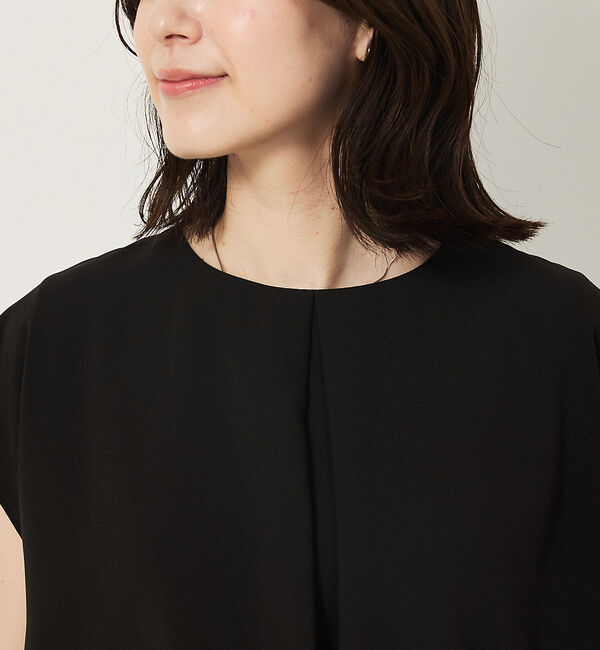 abahouse mavie「【エニデイカセット・サマー】ジョーゼットタックフレアーブラウス」|シャツ・ブラウス|