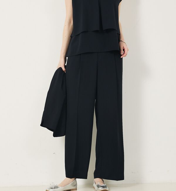 abahouse mavie「【エニデイカセット・サマー】ジョーゼットストレートパンツ」|その他|
