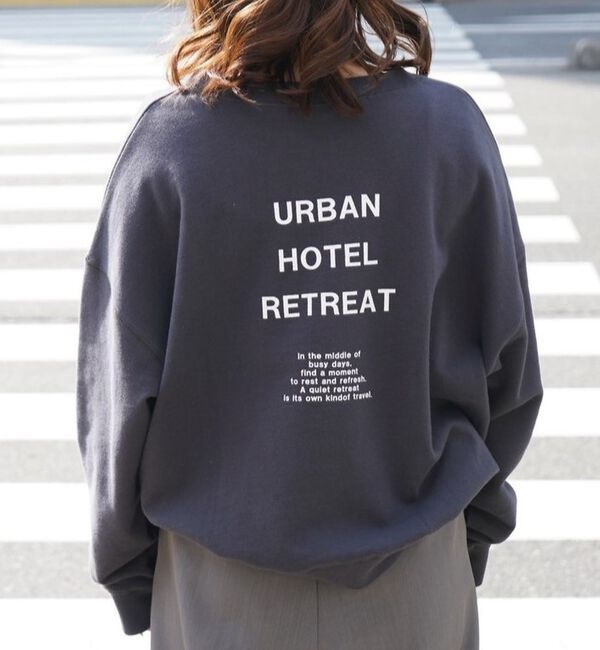 abahouse mavie「【軽やか素材】ロゴスウェット」|スウェット・ジャージ|