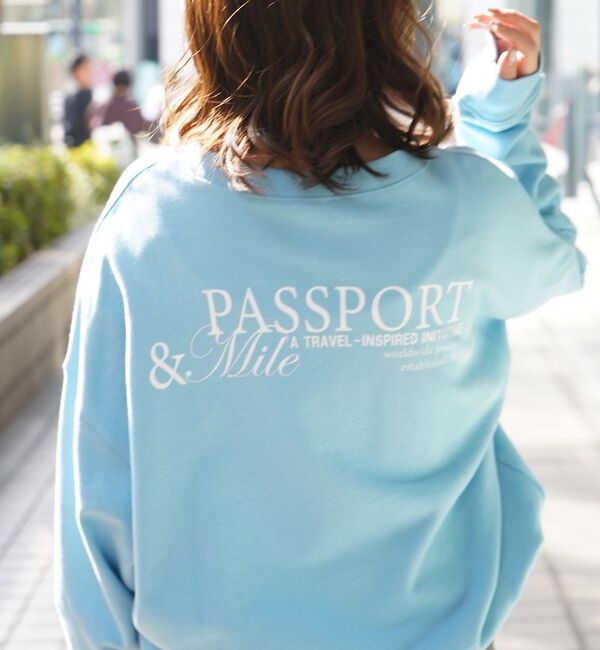 abahouse mavie「【軽やか素材】ロゴスウェット」|スウェット・ジャージ|