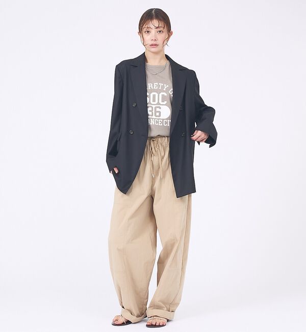 abahouse mavie「【セットアップ対応】ライトメランジダブルジャケット/長袖/シーズンレス」|その他|