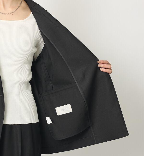 abahouse mavie「【セットアップ対応】ライトメランジダブルジャケット/長袖/シーズンレス」|その他|