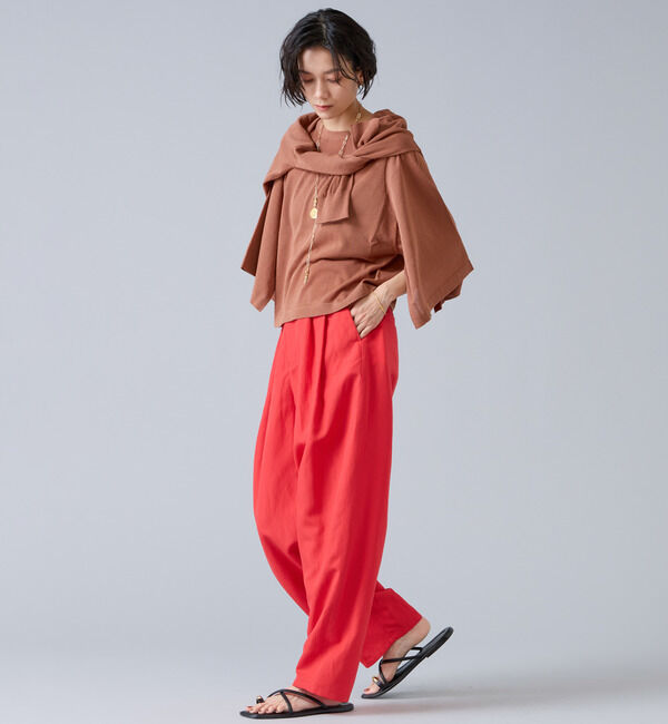 Liesse「クロップドワイドニット」|ニット・セーター|