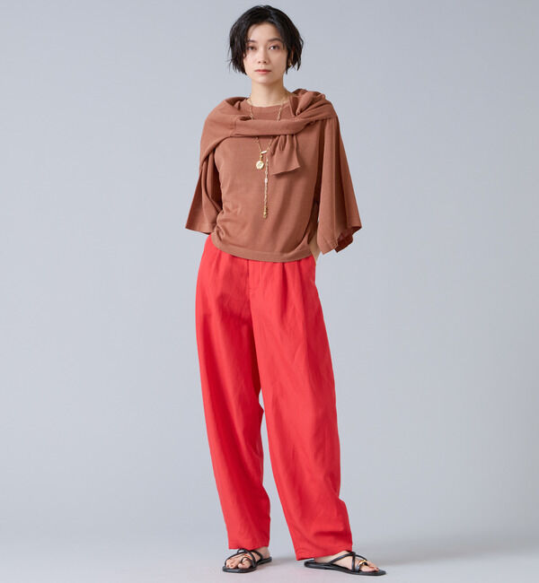 Liesse「クロップドワイドニット」|ニット・セーター|