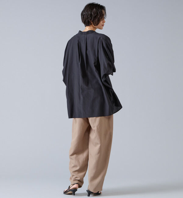 Liesse「オーガニックコットンワイドシャツ」|シャツ・ブラウス|