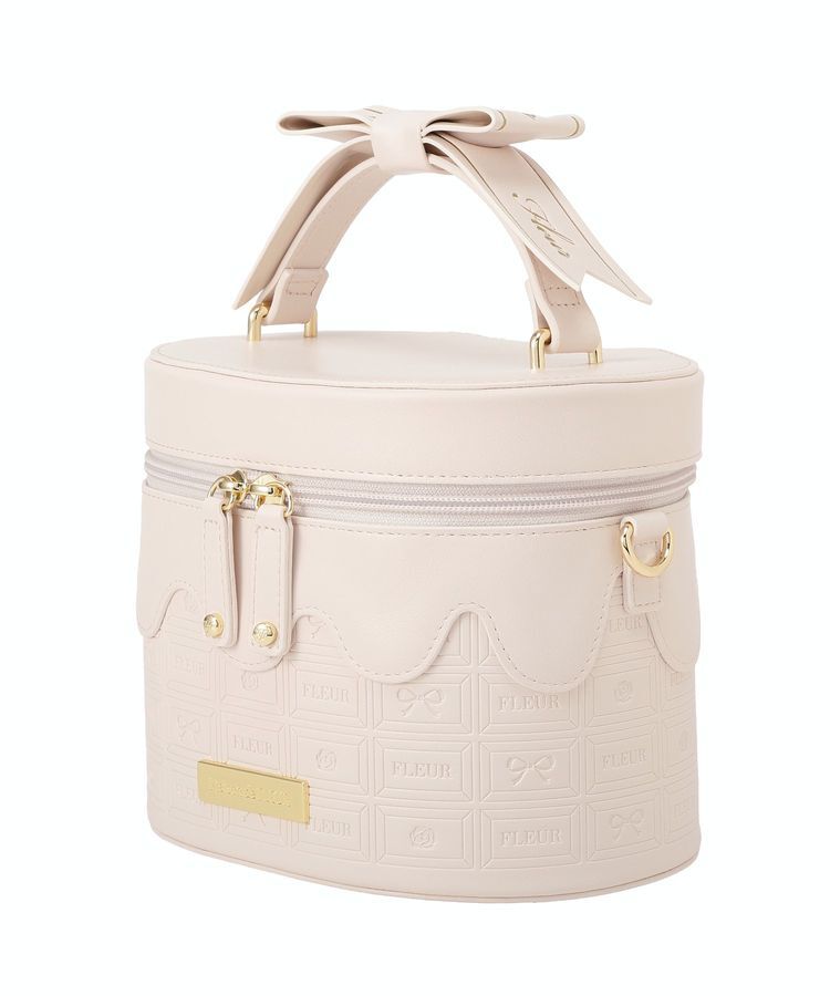 Maison de FLEUR「FLEURチョコレートキューブバッグ」|ハンドバッグ|