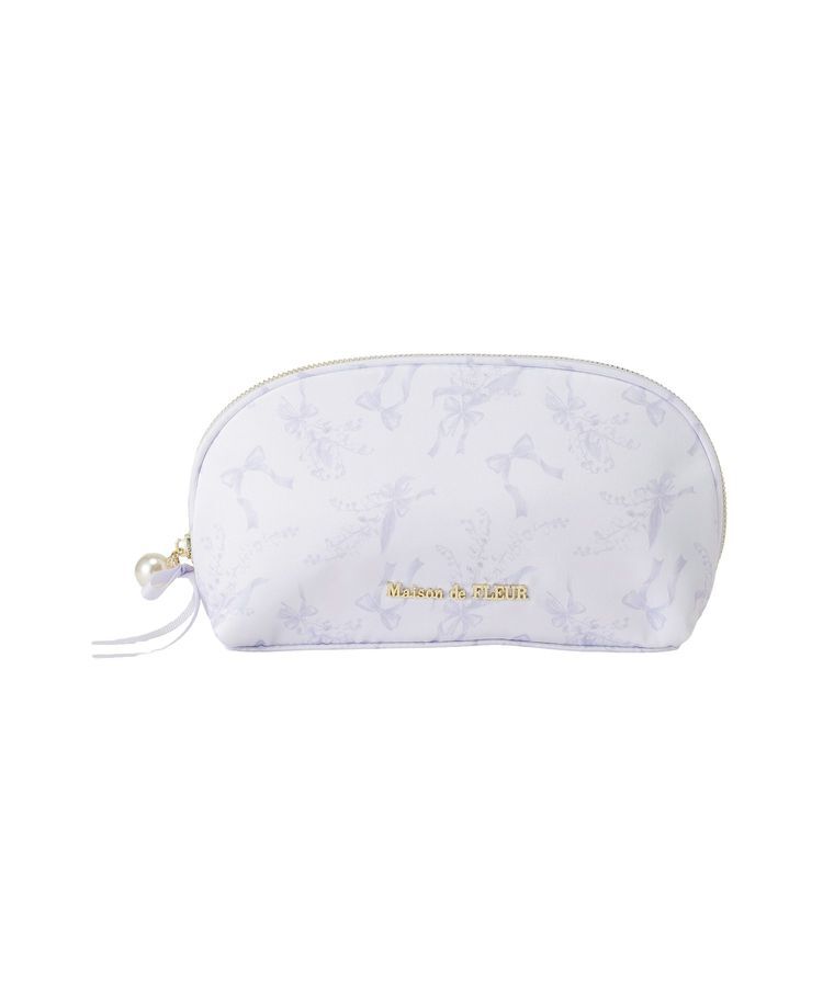 Maison de FLEUR「すずらんプリントロングポーチ」|ポーチ|