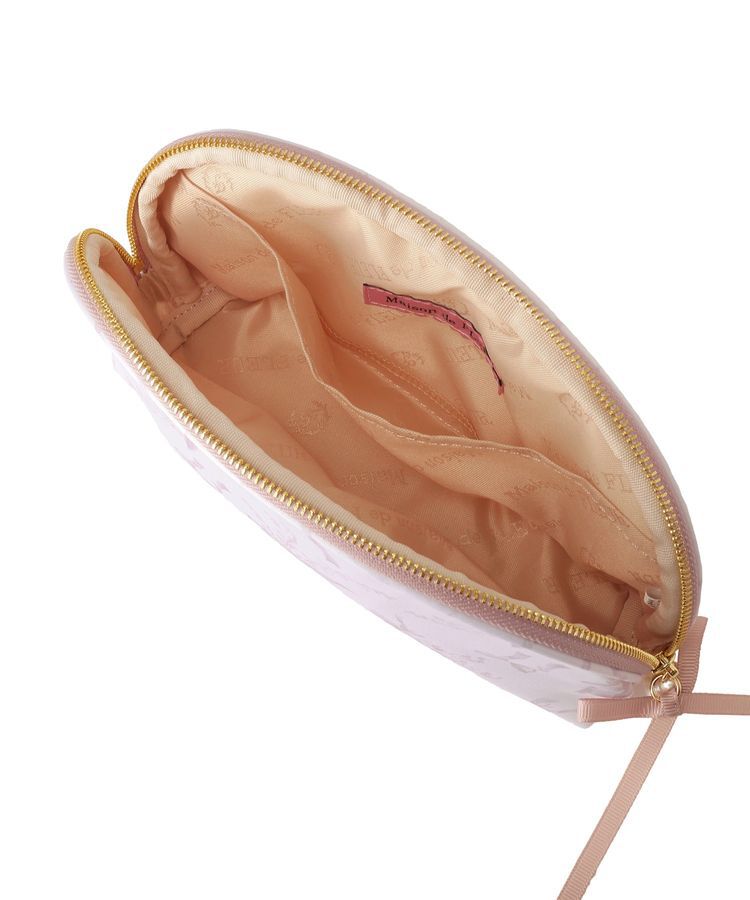 Maison de FLEUR「すずらんプリントロングポーチ」|ポーチ|