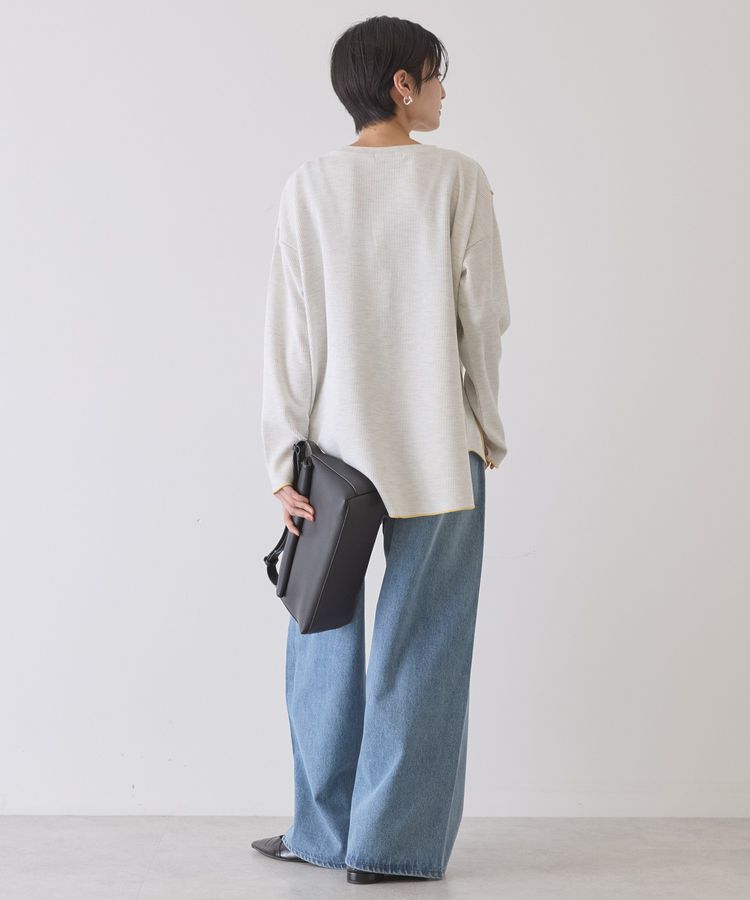 AMERICAN HOLIC「【WEB限定】ワッフル配色メロープルオーバー」|Tシャツ・カットソー|