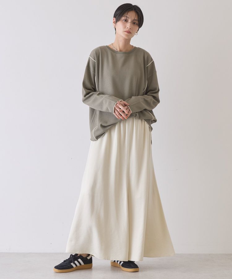 AMERICAN HOLIC「【WEB限定】ワッフル配色メロープルオーバー」|Tシャツ・カットソー|