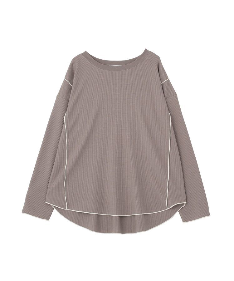 AMERICAN HOLIC「【WEB限定】ワッフル配色メロープルオーバー」|Tシャツ・カットソー|