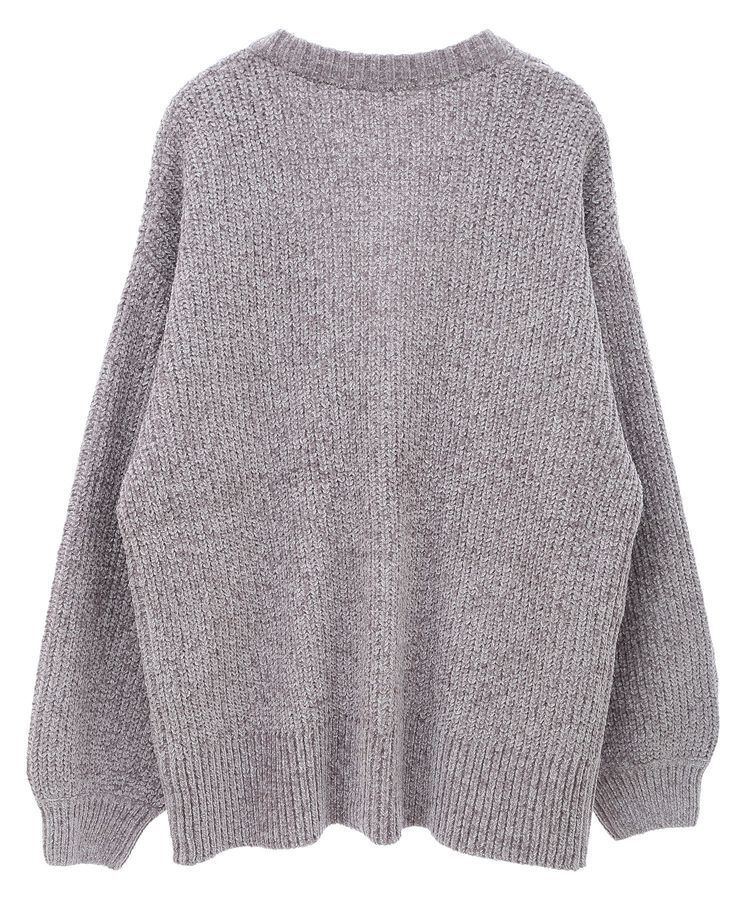 Green Parks「ベロアモールVネックカーディガン」|カーディガン|