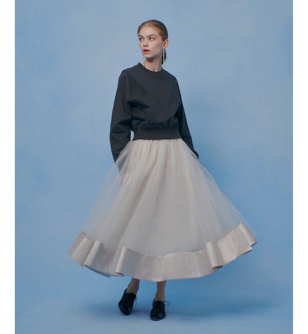 LOULOU WILLOUGHBY「【LOULOU WILLOUGHBY】チュールレイヤードスカート」|スカート|