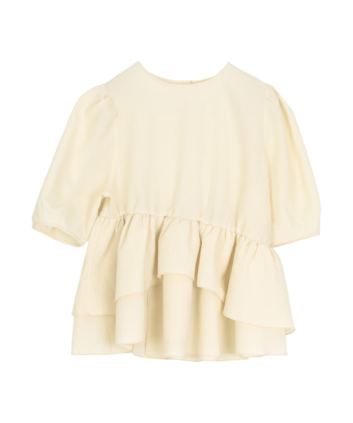 titivate「【ななみさんコラボアイテム】イレギュラーヘムペプラムトップス」|シャツ・ブラウス|