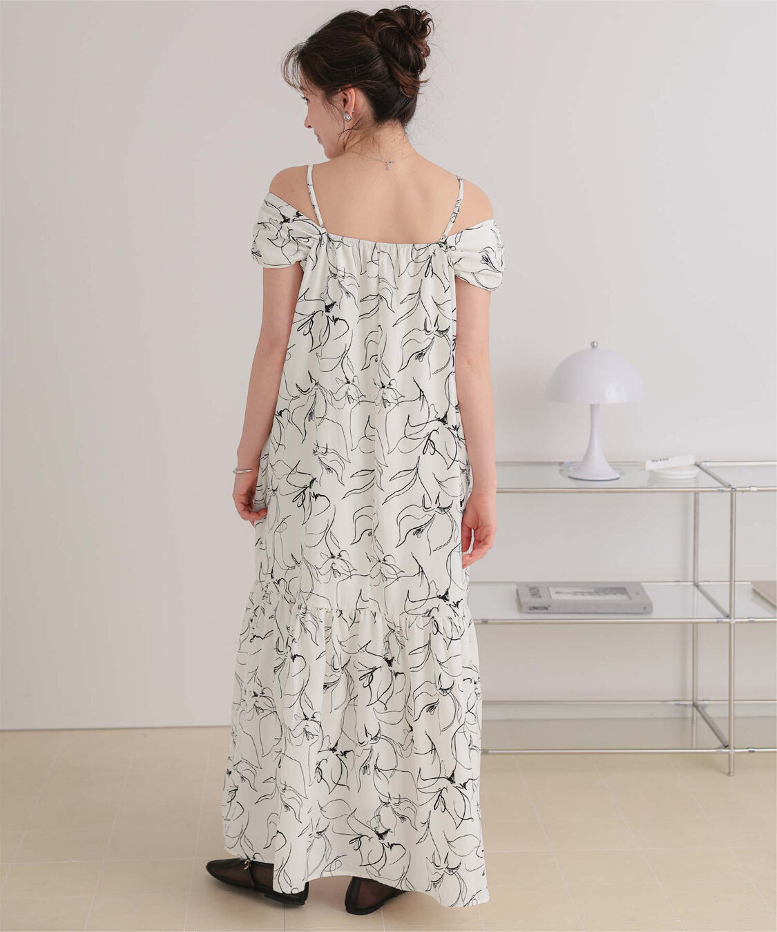 titivate「【ななみさんコラボアイテム】2wayショルダーワンピース」|ワンピース|