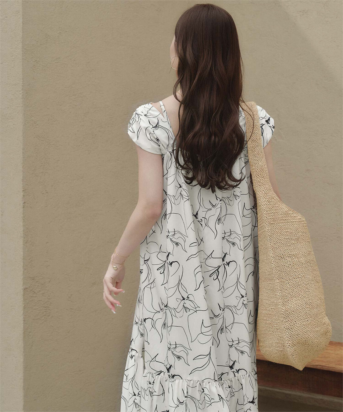 titivate「【ななみさんコラボアイテム】2wayショルダーワンピース」|ワンピース|