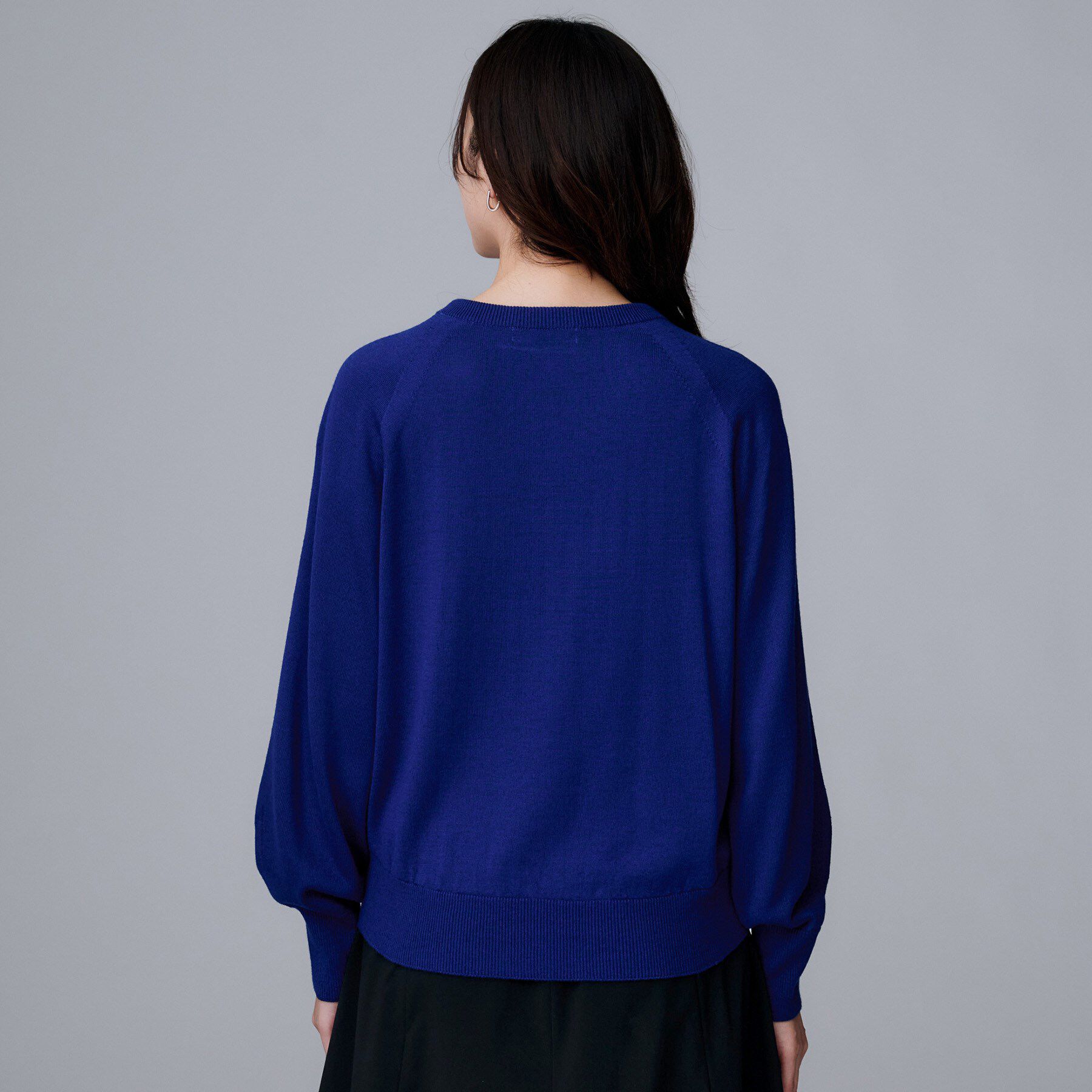 UNTITLED「【8色展開／コンパクト丈】レーヨン混 コクーンニット」|ニット・セーター|