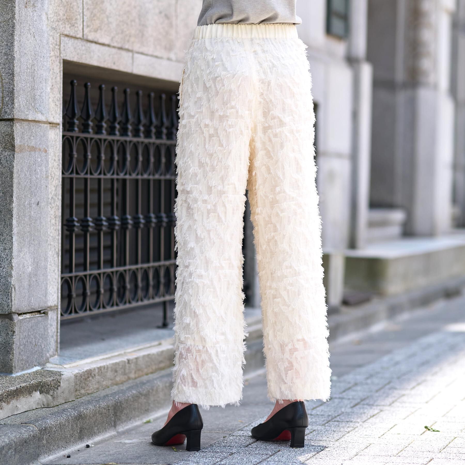 DRESSTERIOR「【セットアップ可/美人百花/美香さん着用】カットジャカードイージーパンツ」|その他|