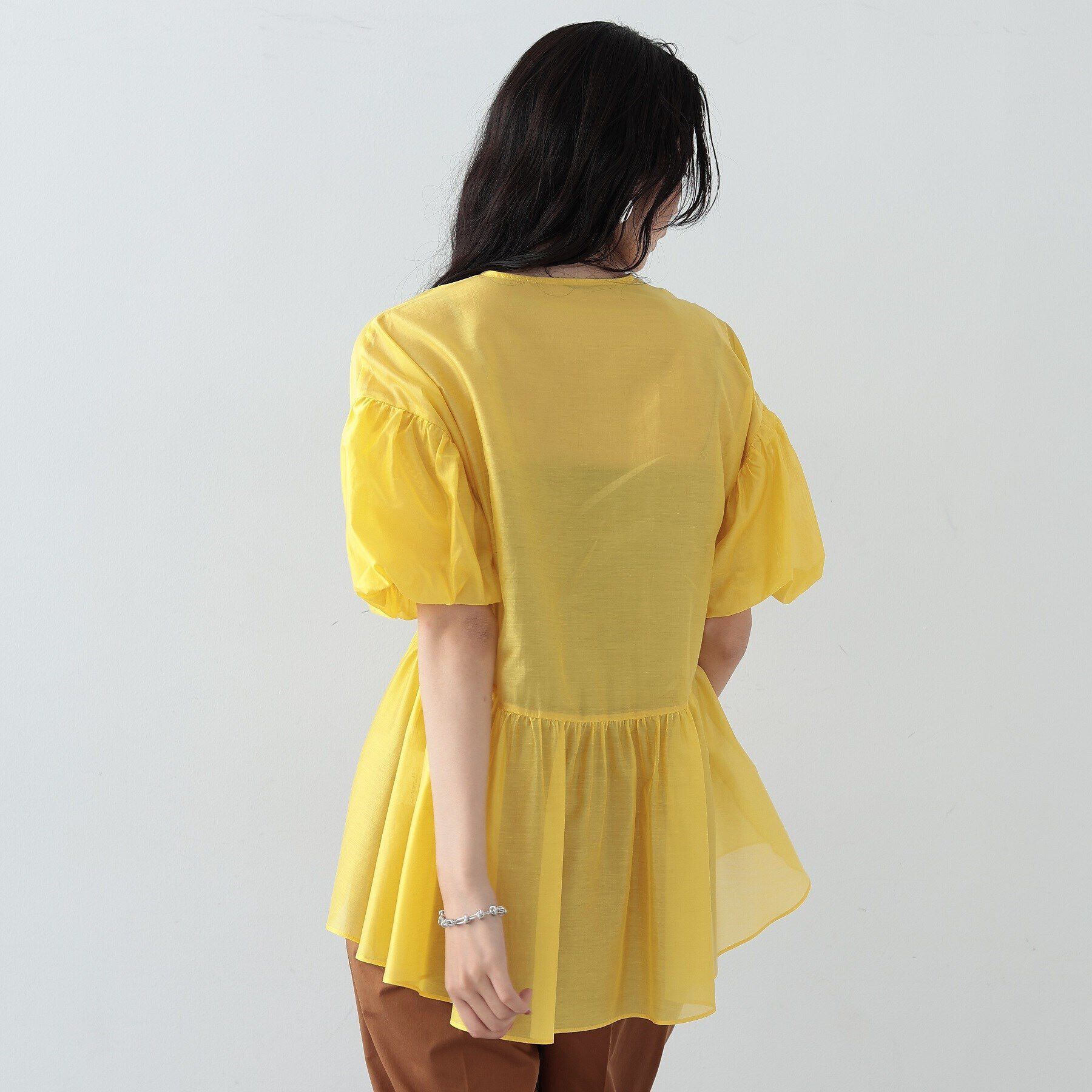 GALLEST「シアーペプラムブラウス」|シャツ・ブラウス|