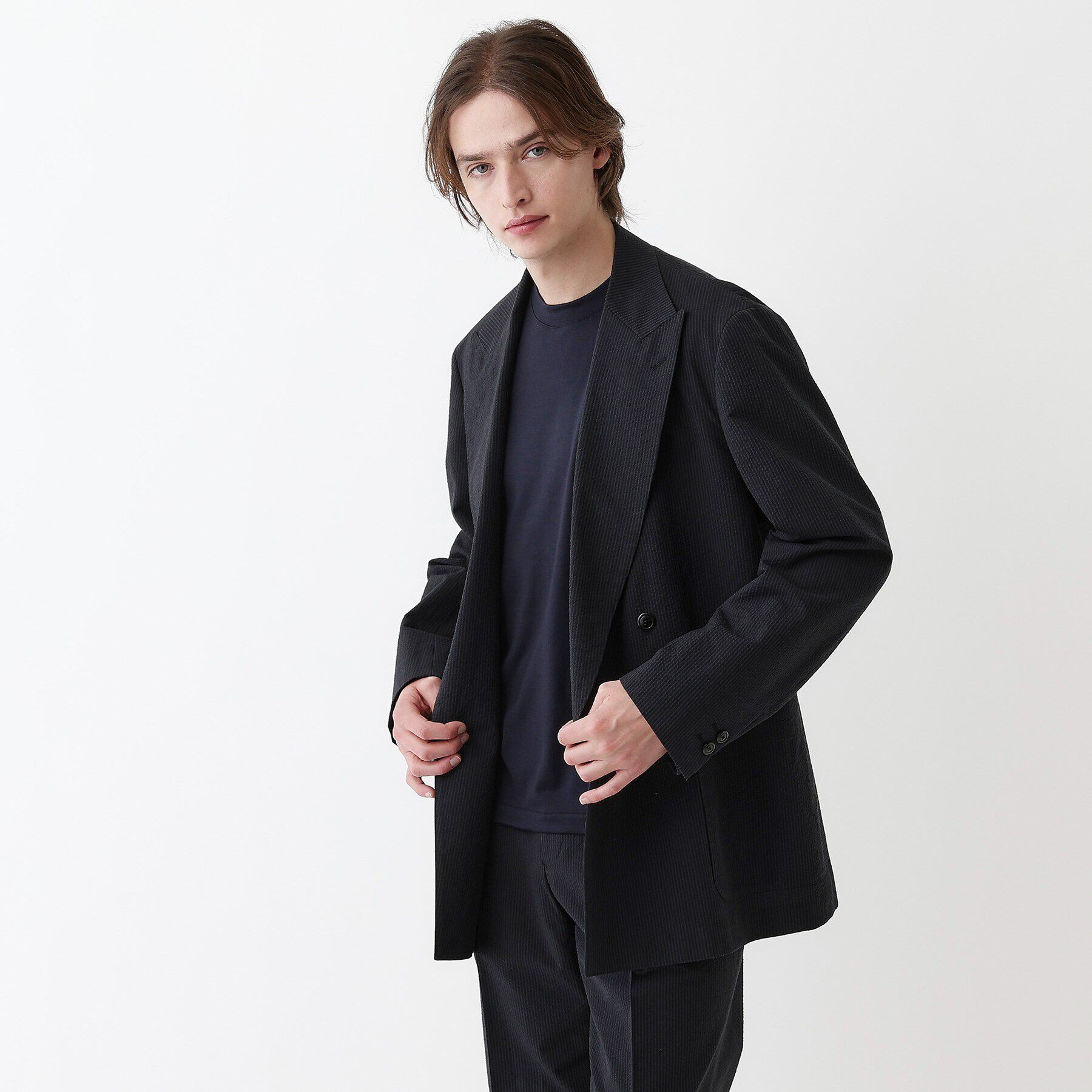 TAKEO KIKUCHI「【THE FLAGSHIP】サッカー2wayストレッチ ジャケット」|テーラードジャケット|