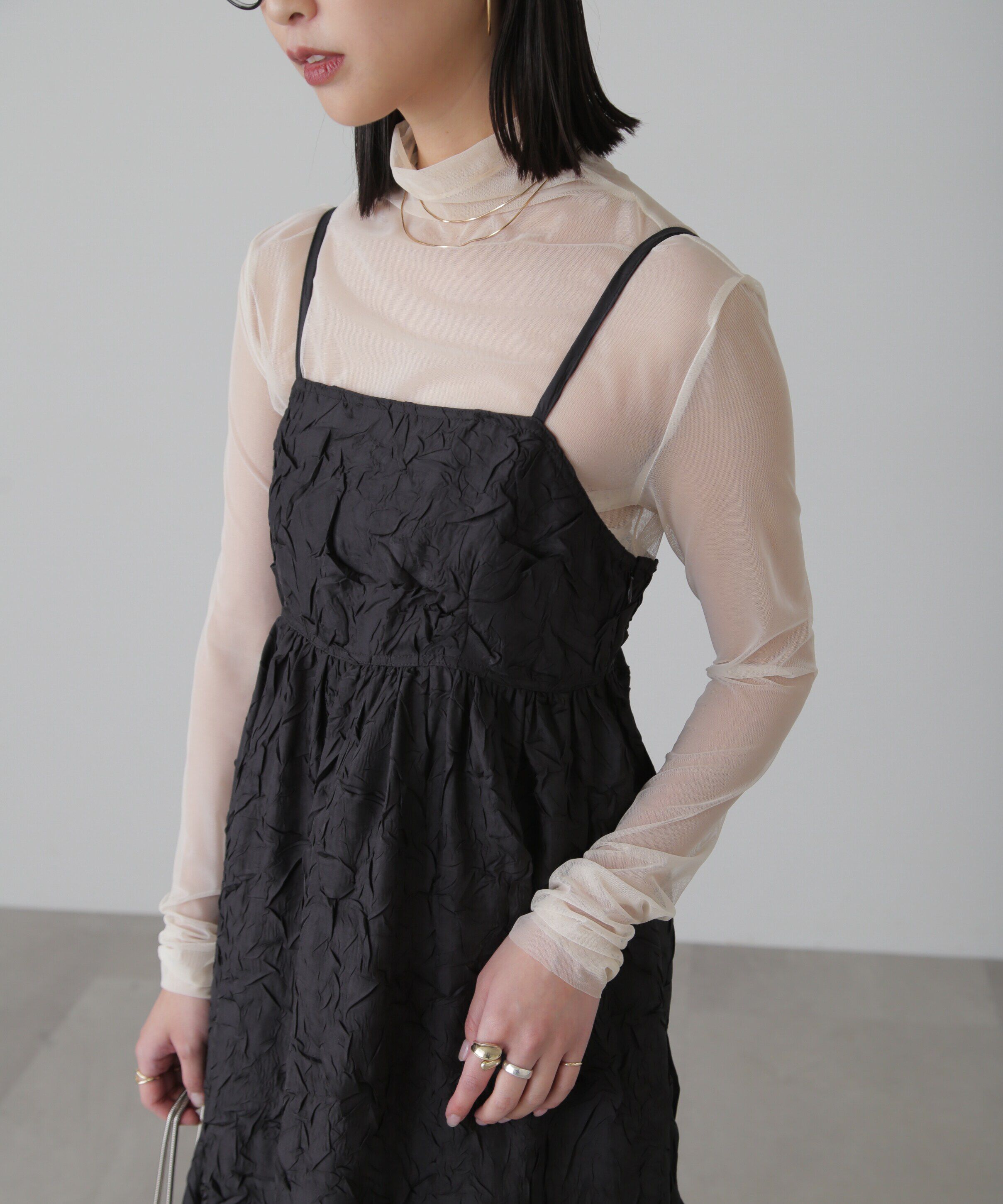  「バックオープンフレアマキシキャミワンピース」|ワンピース|