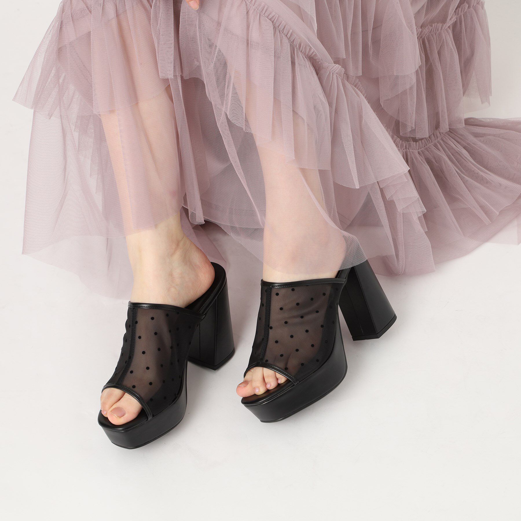 ESPERANZA「厚底ミュールサンダル」|サンダル|