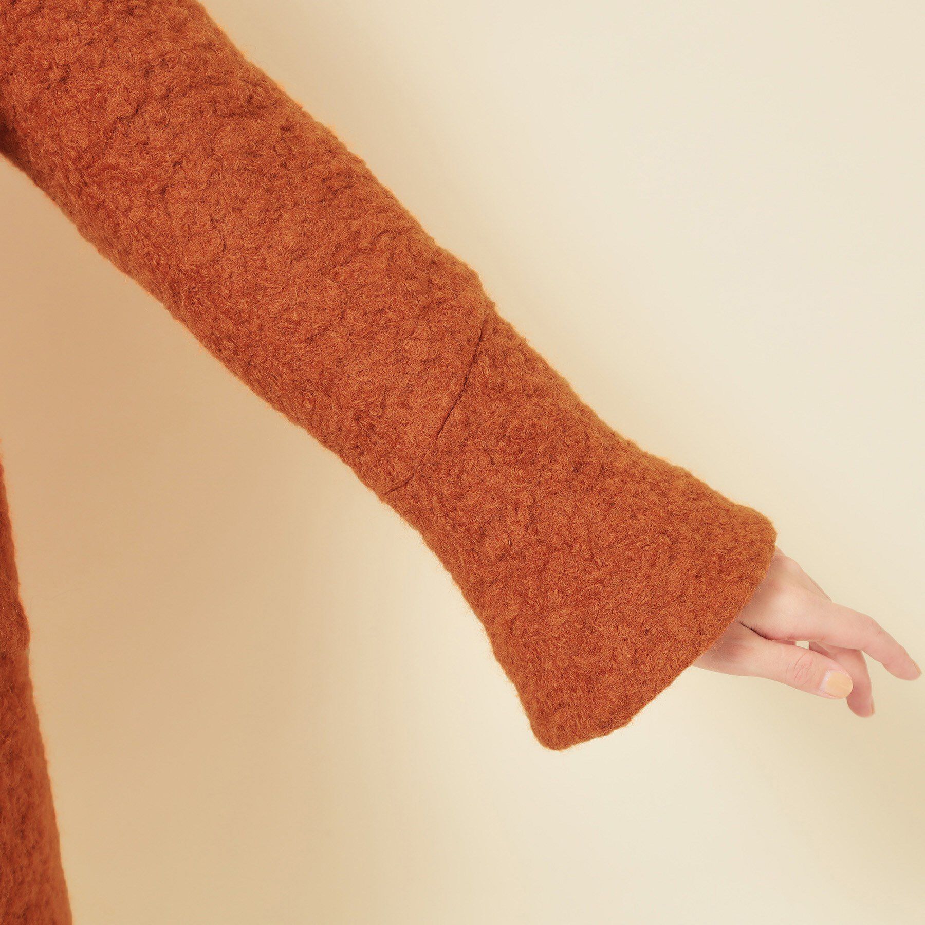 SunaUna「【COLLECTION LINE】ブークレーコート」|チェスターコート|