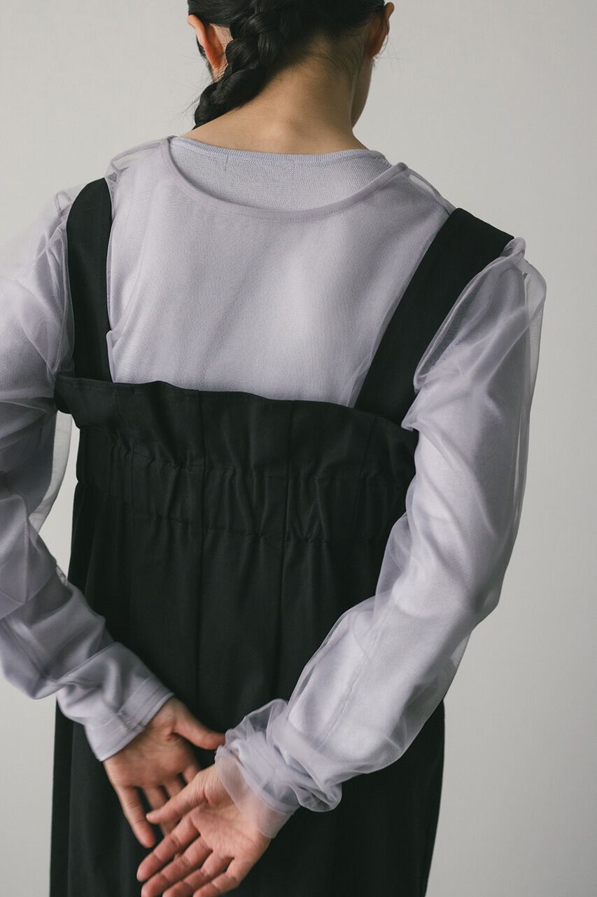 STYLEMIXER「ワイドギャザージャンスカ」|ワンピース|