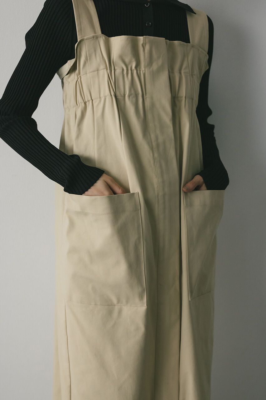 STYLEMIXER「ワイドギャザージャンスカ」|ワンピース|