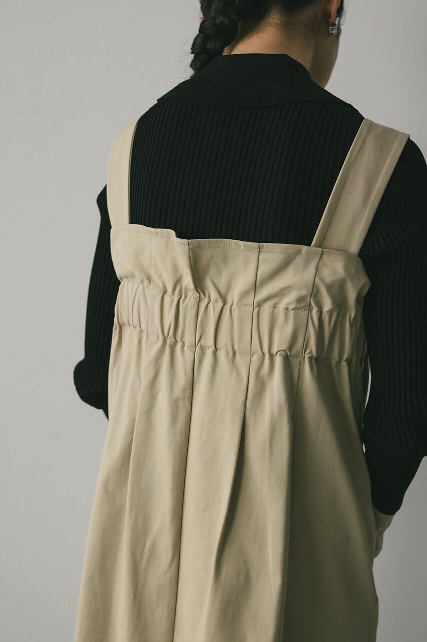 STYLEMIXER「ワイドギャザージャンスカ」|ワンピース|