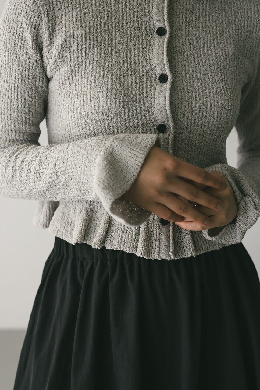 STYLEMIXER「フリルヘムデザインニット」|ニット・セーター|
