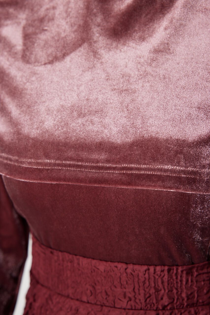 rienda「2WAYベロアフレアミニワンピース」|ワンピース|