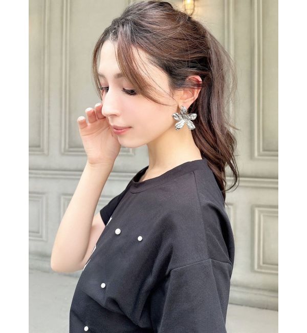 RESEXXY「メタルフラワーピアス」|ピアス|