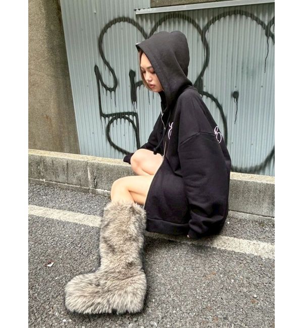 EVRIS「ファイクファーモンスターブーツ」|ロングブーツ|