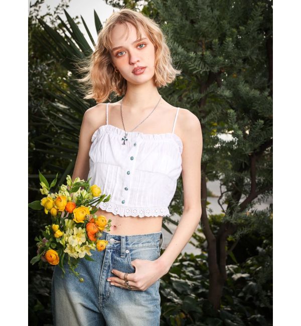 EVRIS「MARBLE CROSS MOTIF ネックレス」|ネックレス|