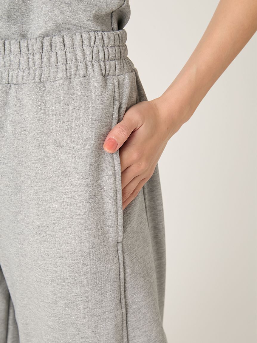 FRAY I.D「カットアウトスウェットパンツ」|チノ|