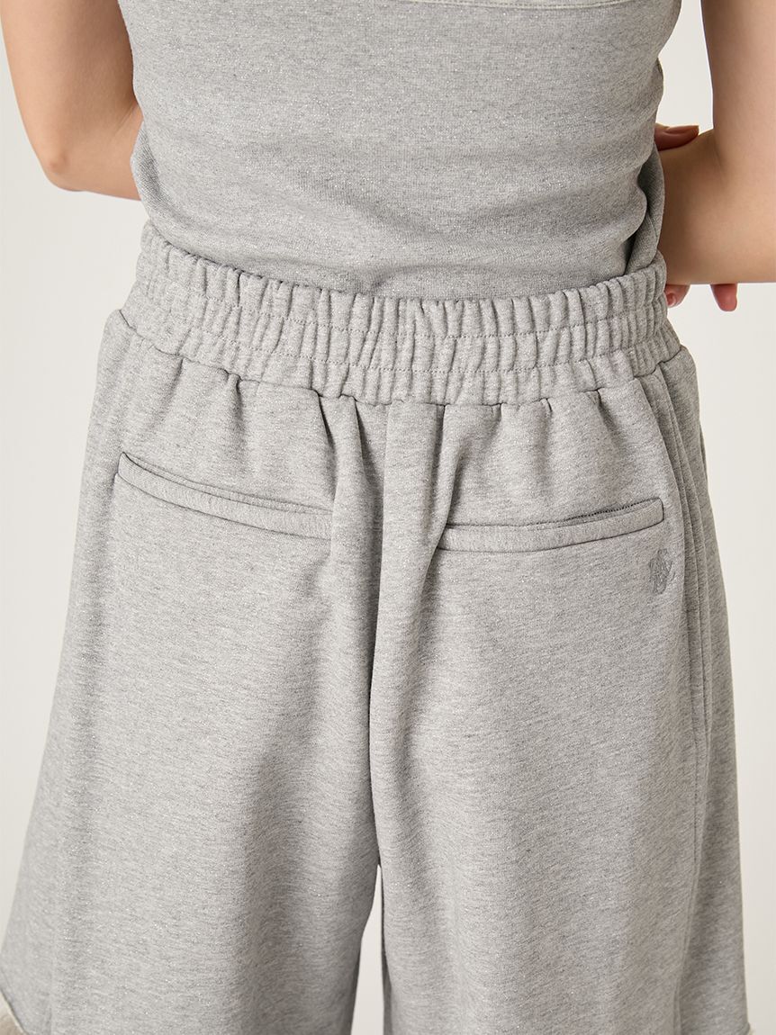 FRAY I.D「カットアウトスウェットパンツ」|チノ|