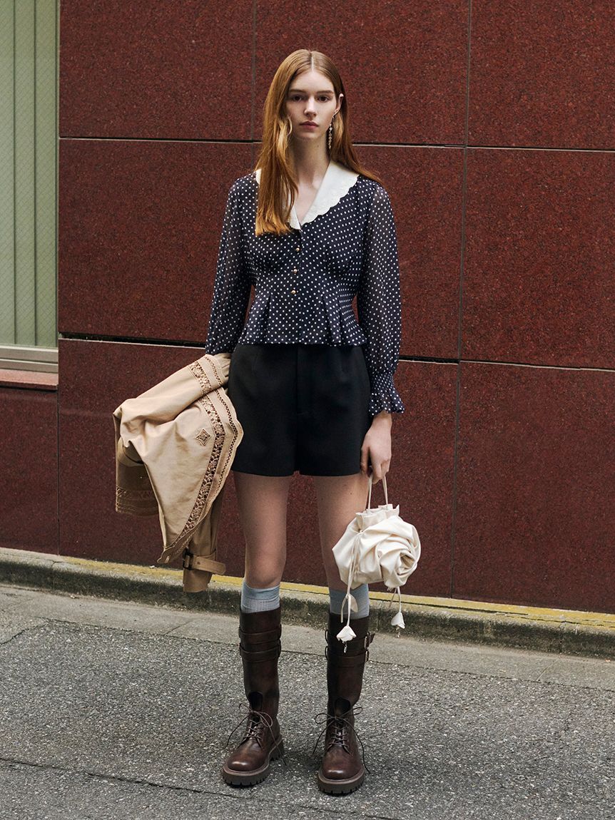 LILY BROWN「[L.B CANDY STOCK]3Dフラワーバッグ」|ハンドバッグ|