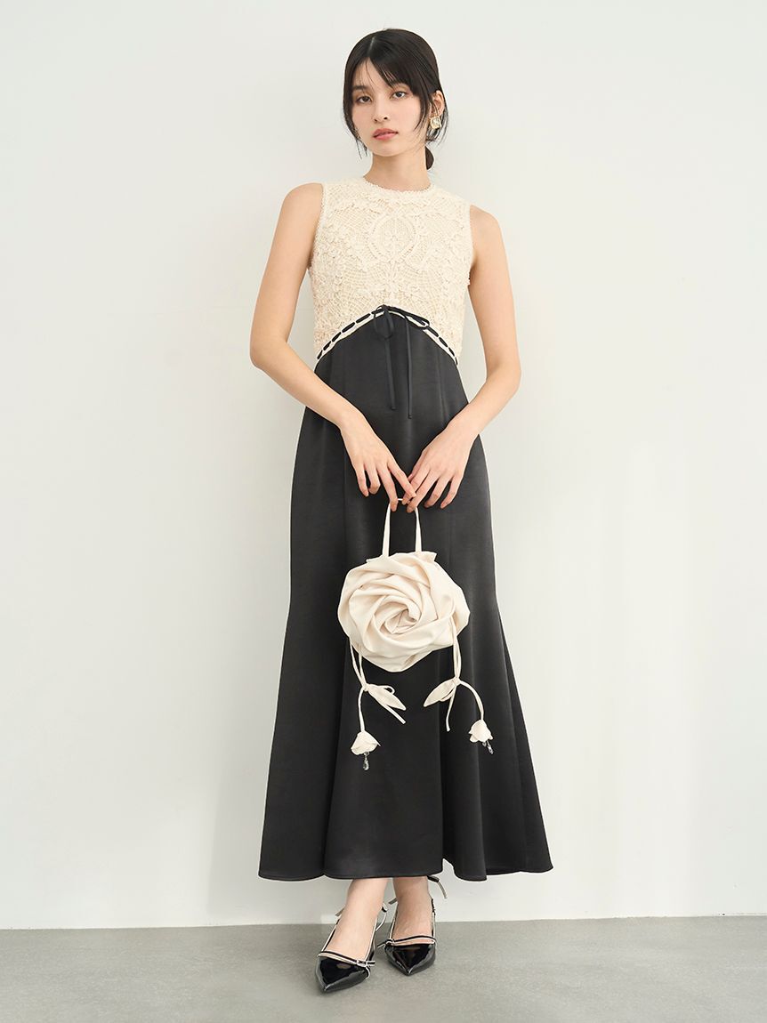 LILY BROWN「[L.B CANDY STOCK]3Dフラワーバッグ」|ハンドバッグ|